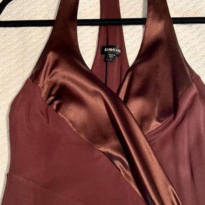 Bebe T-back brown dress